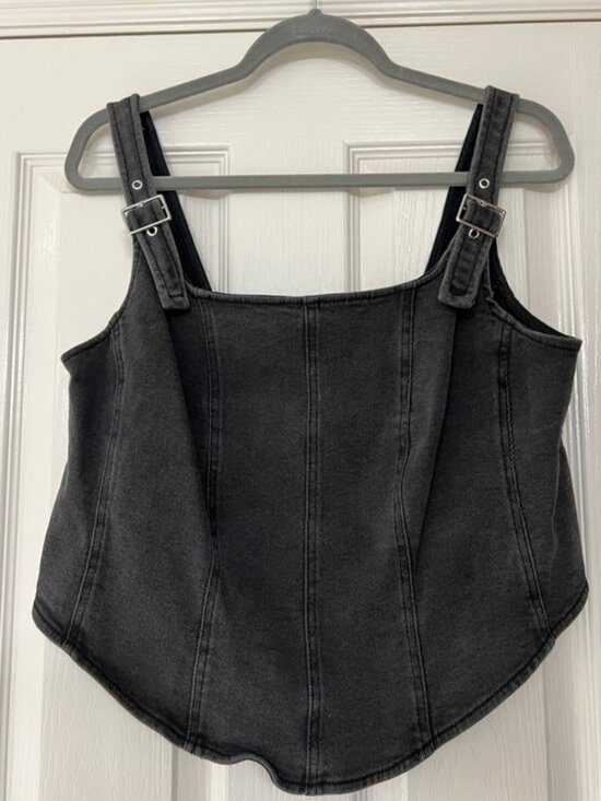 Tops - Denim Corset Top